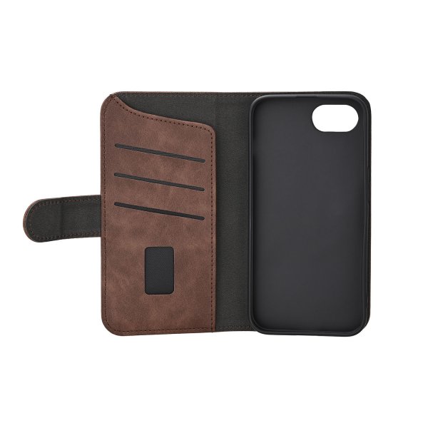 Gear iPhone 16/17 Lompakkokotelo 3 Korttipaikkaa Ruskea