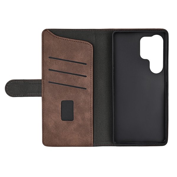 Gear Samsung Galaxy S25 Ultra -suojakotelo 3 korttipaikkaa Ruskea