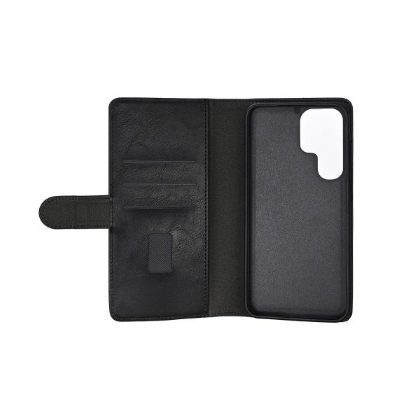 Gear Samsung Galaxy S25 Ultra Kotelo 3 Korttipaikkaa Irrotettava Kuori Musta
