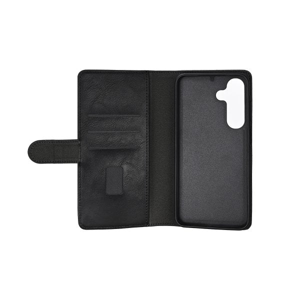Gear Samsung Galaxy S25 Plus -suojakotelo 3 korttipaikalla, irrotettava kuori, musta