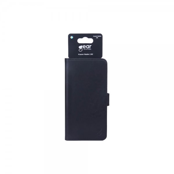 Gear Xiaomi Redmi 10C -kuori, 3 korttipaikkaa, musta