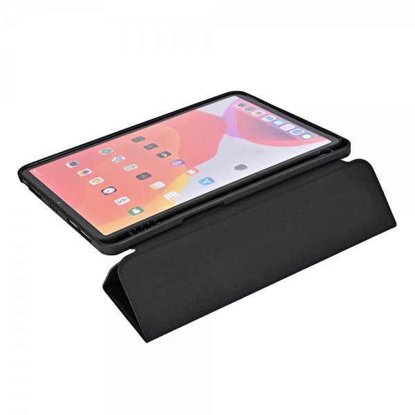 Gear iPad Air 10.9 (sukupolvi 4/5) Trifold Stand Folio -suojakotelo, musta