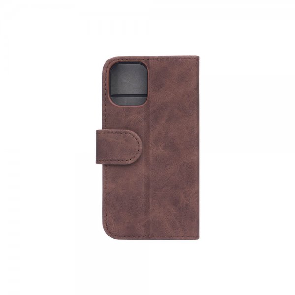 Gear iPhone 12 Mini Kotelo Mobile Wallet Nubuk Ruskea