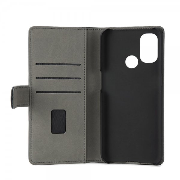 Gear OnePlus Nord N100 Kotelo, 3 korttipaikkaa, musta