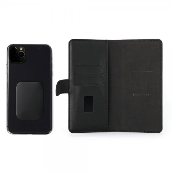Gear Puhelinkotelo Yleismalli Tarra/Magneetti 6.7" Musta