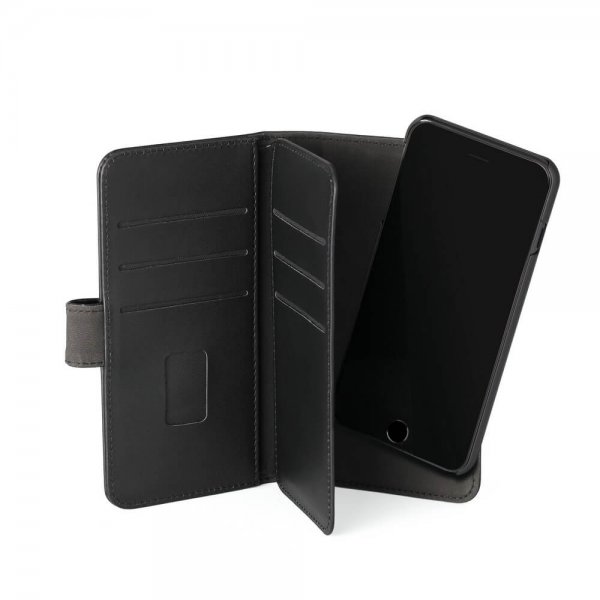 Gear iPhone 11 Pro Kuori, 7 Korttipaikkaa, Irrotettava Kuori, Musta