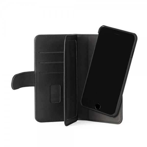 Gear iPhone 11 Pro Kuori, 7 Korttipaikkaa, Irrotettava Kuori, Musta