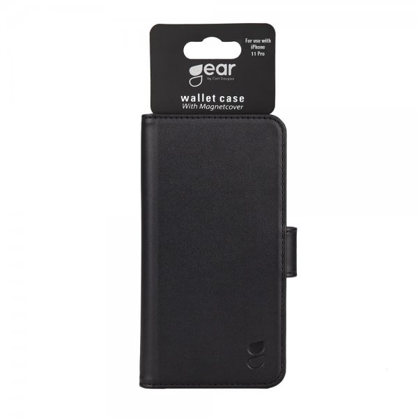 Gear iPhone 11 Pro Kuori 3 korttipaikkaa irrotettava kuori musta