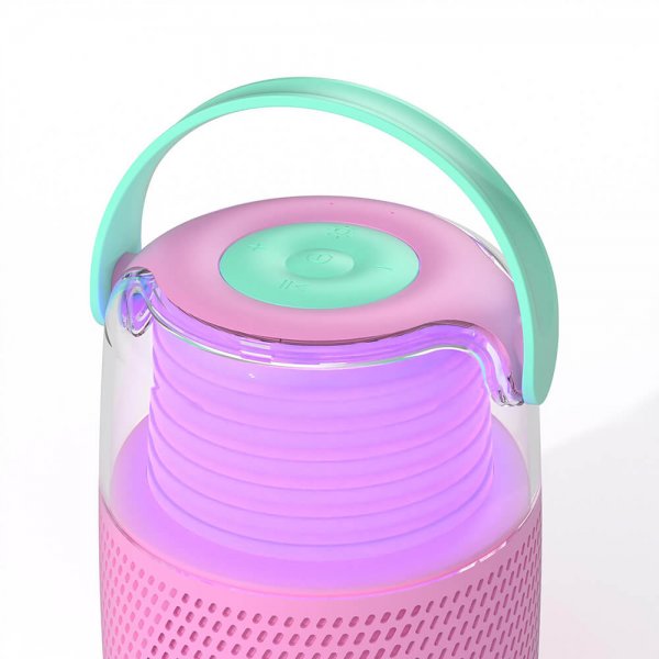 Mobility on Board Kaiutin Karaoke-setti LED Pinkki