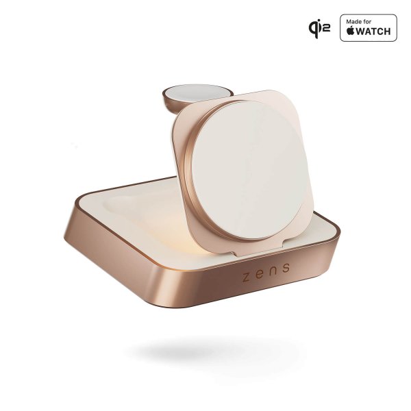 Zens Langaton laturi Nightstand Charger Pro 2 MagSafe Copper