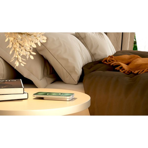 Zens Powerbank Pro 1 Slim 5000 mAh Qi2 MagSafe Valkoinen