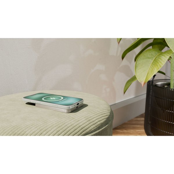 Zens Powerbank Pro 1 Slim 5000 mAh Qi2 MagSafe Valkoinen