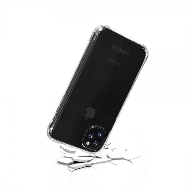 SoSkild iPhone 11 Pro Max -kuori näytönsuojalla Absorb 2.0 + Crystal Glass