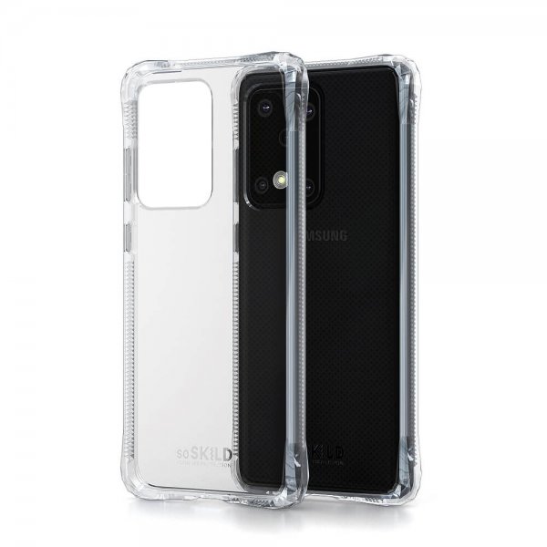 SoSkild Samsung Galaxy S20 Ultra Suojakuori Absorb 2.0 Läpinäkyvä