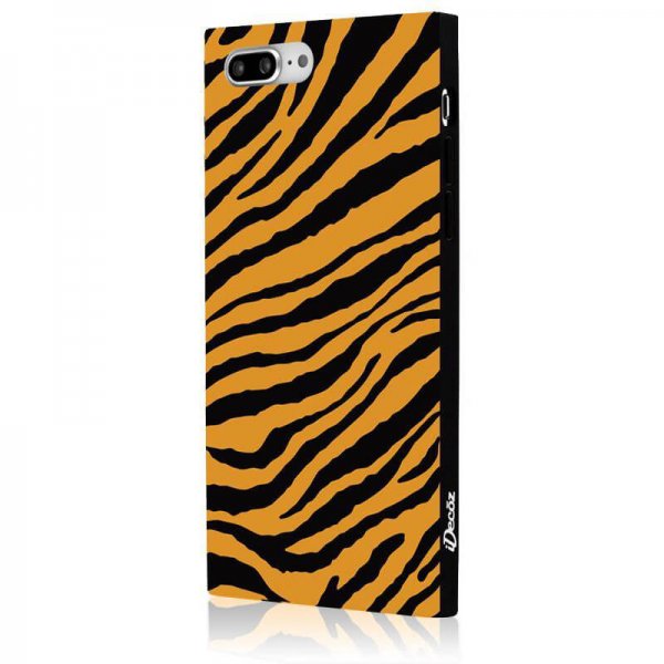 iDecoz iPhone 7 Plus/iPhone 8 Plus -suojakuori Square Case Tiger