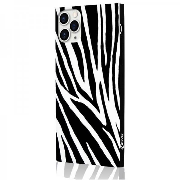 iDecoz iPhone 11 Pro -kuori Square Case Zebra