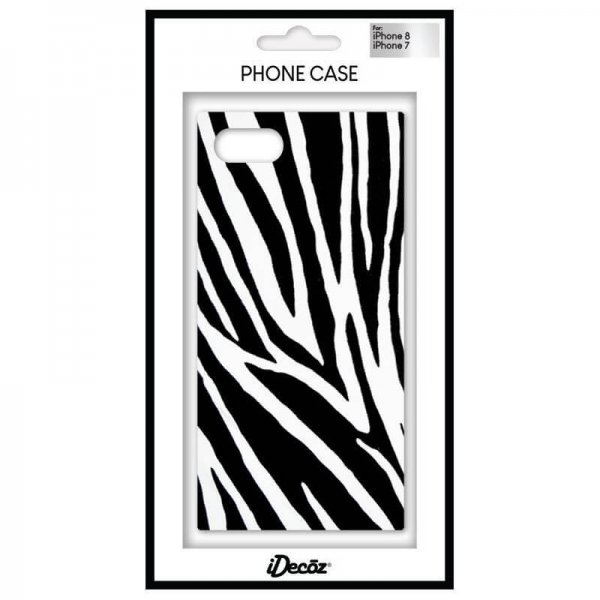 iDecoz iPhone 7/8/SE kuori Square Case Zebra