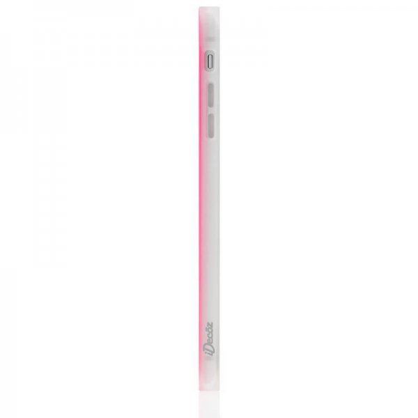 iDecoz iPhone 7 Plus/iPhone 8 Plus -suojakuori Square Case Neonpinkki