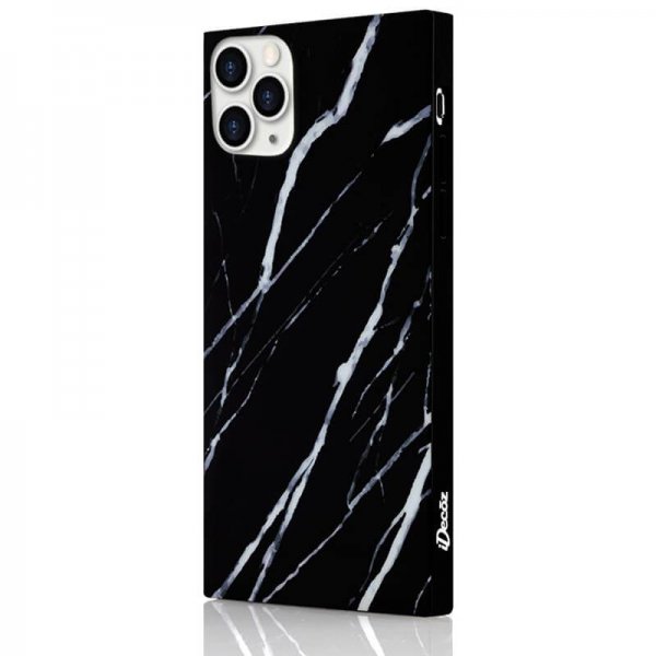 iDecoz iPhone 11 Pro Kuori Square Case Marble Svart