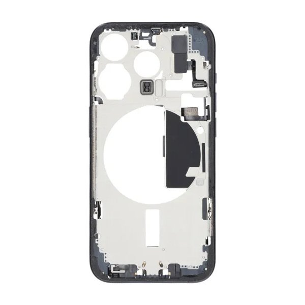 Keskirunko pienosilla iPhone 15 Prolle - Sininen Titaani OEM