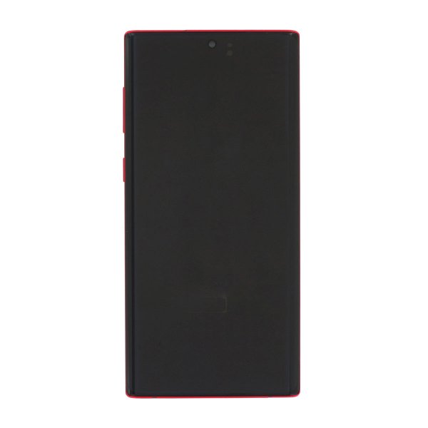 Samsung Galaxy Note 10 näyttö ja LCD-paneeli - Punainen