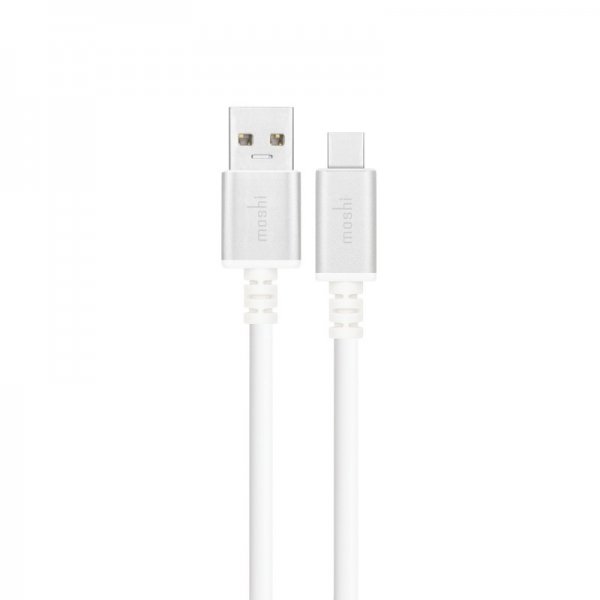 Moshi USB-A–USB-C-kaapeli 1m Valkoinen