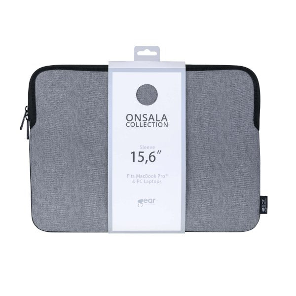 Onsala Sleeve Kannettavan tietokoneen suojakotelo 15.6" Harmaa