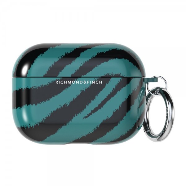 Richmond & Finch AirPods Pro -kotelo Emerald Zebra