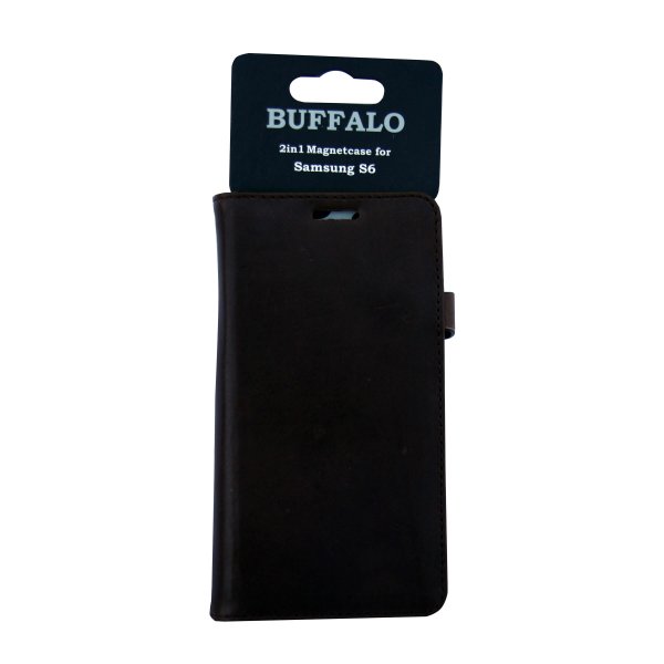 Buffalo Samsung Galaxy S6 Fodral 2in1 Magnet Case Ruskea