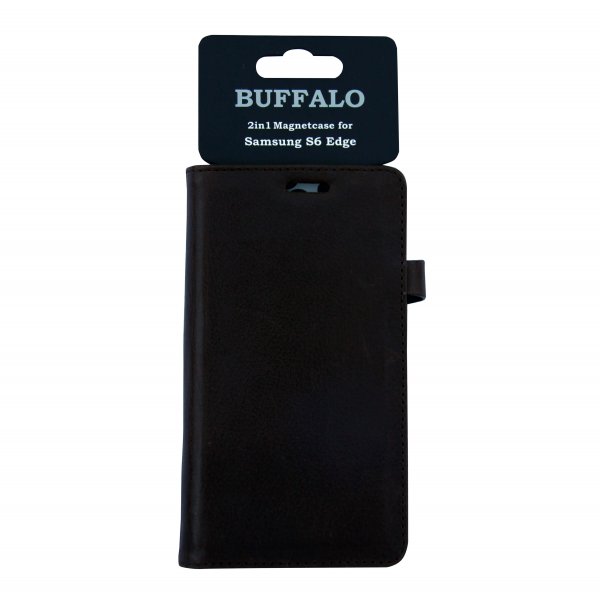 Buffalo Samsung Galaxy S6 Edge Kotelo 2in1 Magneettikotelo Ruskea