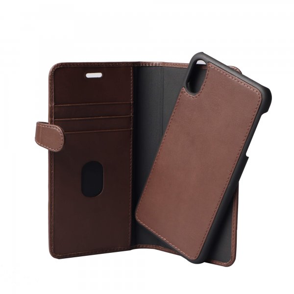 Buffalo iPhone Xs Max Kotelo 2in1 Magneettikotelo Ruskea