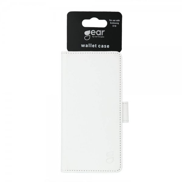 Gear Samsung Galaxy S10 Suojakotelo 3 korttipaikkaa Valkoinen