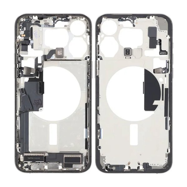 Keskirunko pikkutarvikkeineen iPhone 15 Pro Max - Luonnollinen Titaani OEM