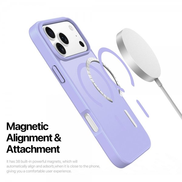 Dux Ducis iPhone 17 Pro -kuori Yind Series MagSafe, violetti