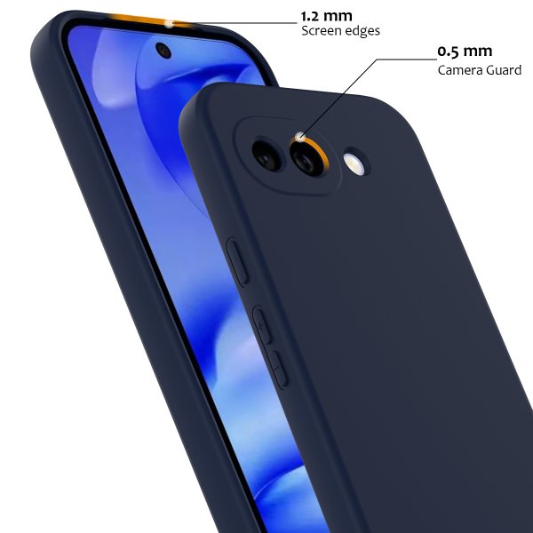 Google Pixel 10a Kuori hihnalla Silikoni MagSafe Sininen