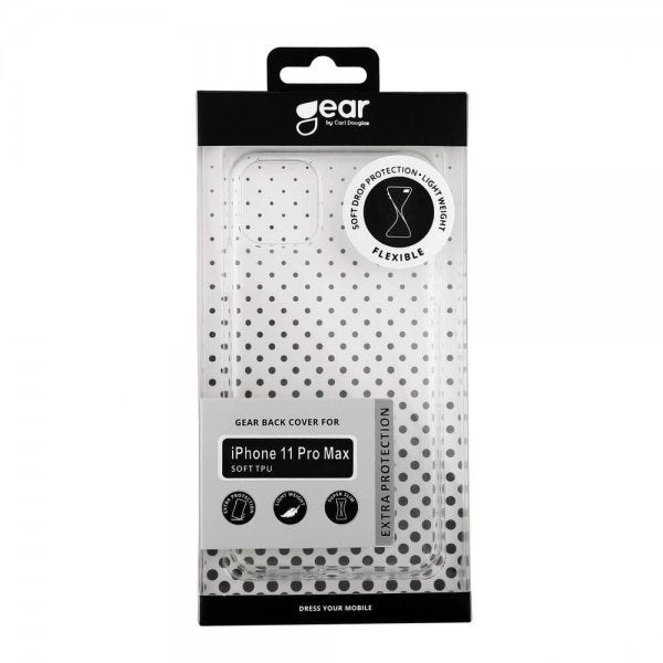 Gear iPhone 11 Pro Max Läpinäkyvä TPU-kuori