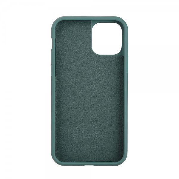 Onsala iPhone 11 Pro -silikonikuori, Pine Green