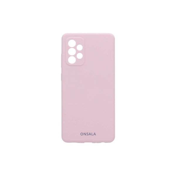 Onsala Samsung Galaxy A72 Silikonikuori Hiekka Pinkki