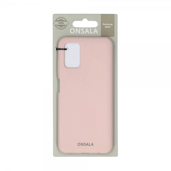 Onsala Samsung Galaxy A03s Silikonikuori Sand Pink