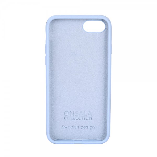 Onsala iPhone 6/6S/7/8/SE Kuori Silikoni Vaaleansininen