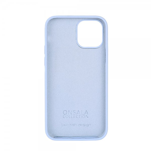 Onsala iPhone 12/iPhone 12 Pro Kuori Silikoni Vaaleansininen