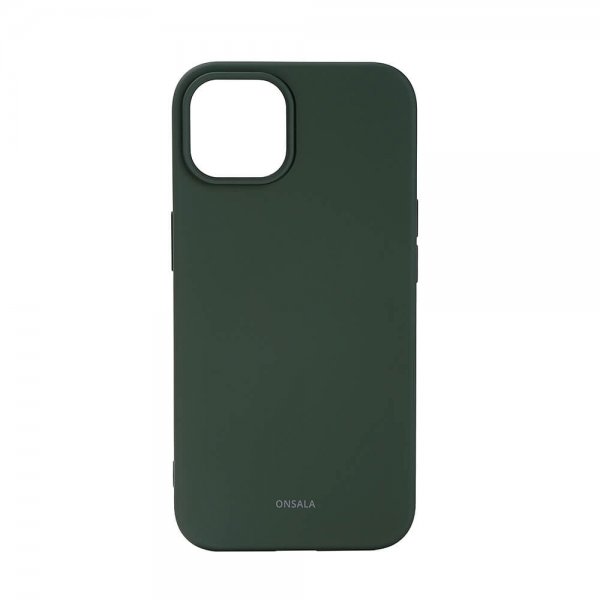 Onsala iPhone 13/iPhone 14 Silikonisuojakuori Olive Green