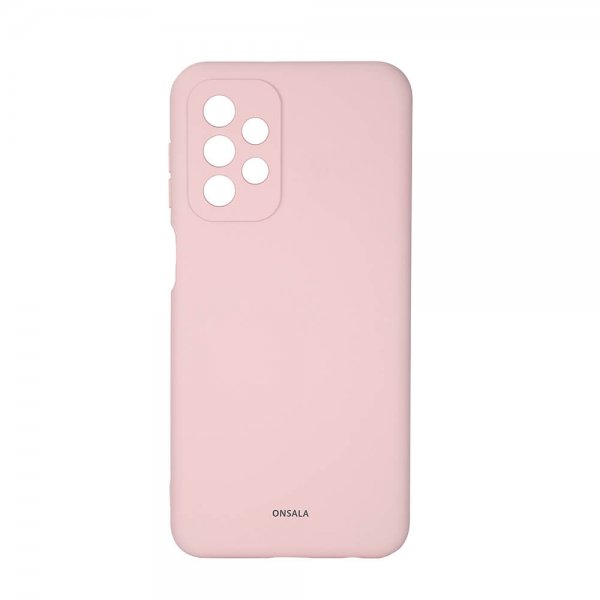 Onsala Samsung Galaxy A23 5G Silikonikotelo Chalk Pink