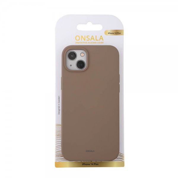 Onsala iPhone 14 Plus Silikonisuojakuori Summer Sand