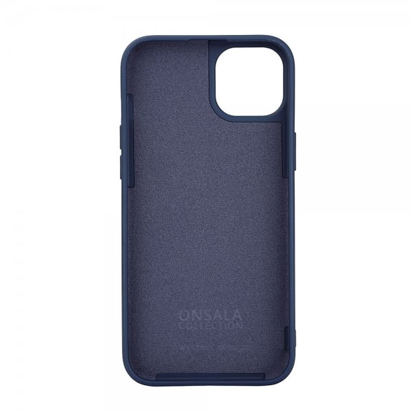 Onsala iPhone 15 Plus Suojakuori Silicone Touch MagSeries Tummansininen