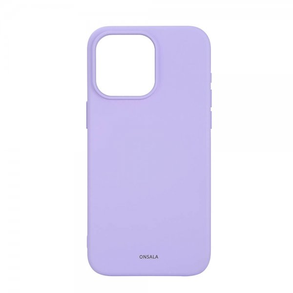 Onsala iPhone 15 Pro Max Kuori Silicone Touch MagSeries Violetti