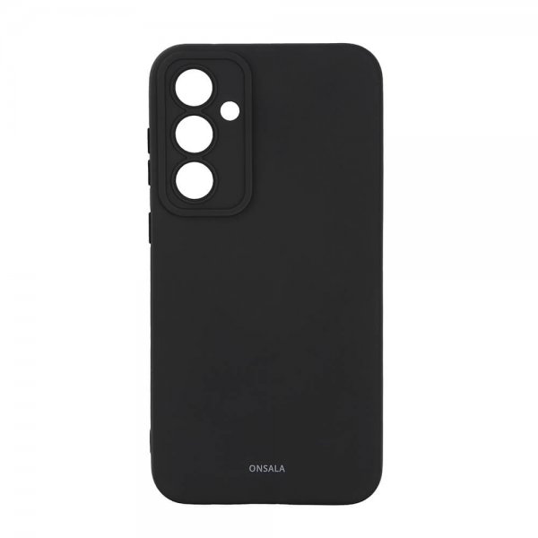Onsala Samsung Galaxy S23 FE Silikonikuori Musta