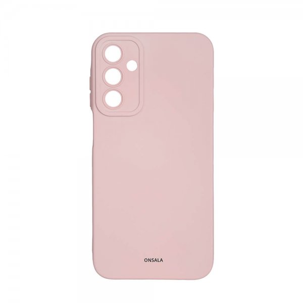 Onsala Samsung Galaxy A15 Kuoret Silikoni Chalk Pink