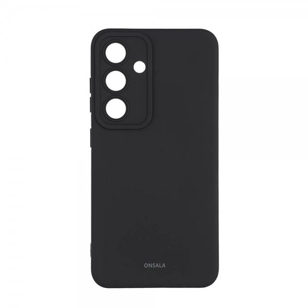 Onsala Samsung Galaxy S24 Silikonikuori Musta