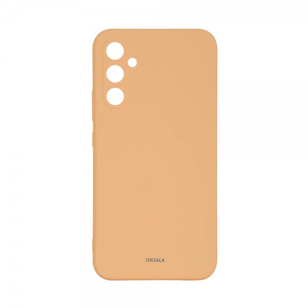 Onsala Samsung Galaxy A35 Kuoret Silikonituntu Aprikoosi